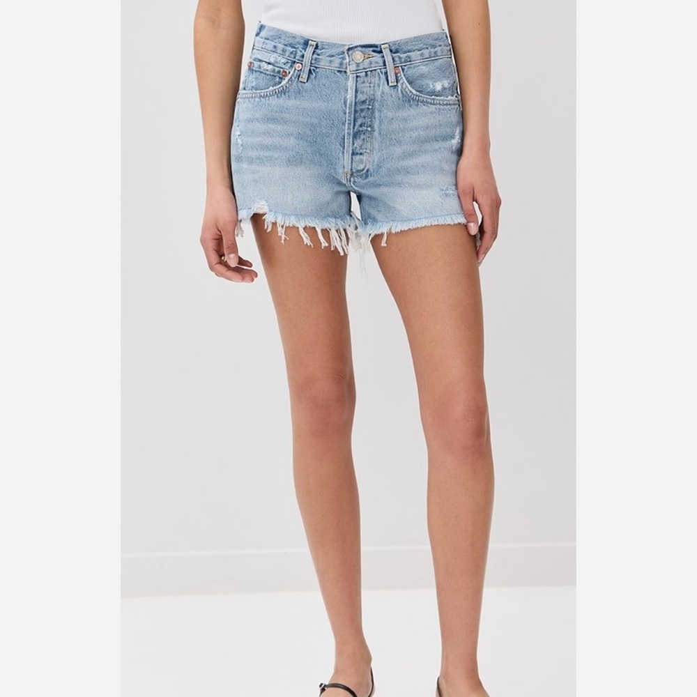 Agolde Parker Denim Shorts, Size 33